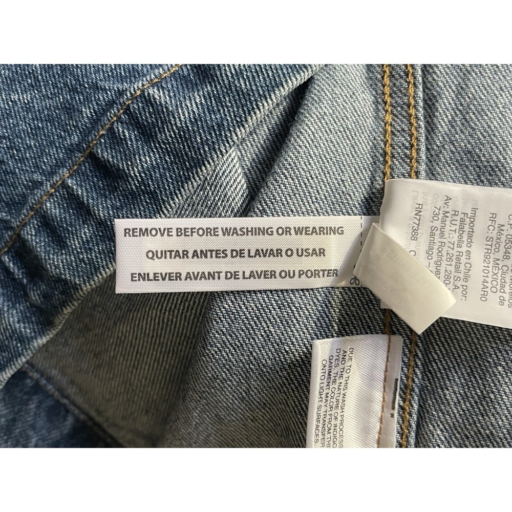 Madewell Chore Coat Blue Dark Wash Denim Vintage Inspired Fair Trade Women's XL - Picture 7 of 11